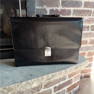 Pineider Italian Leather Briefcase